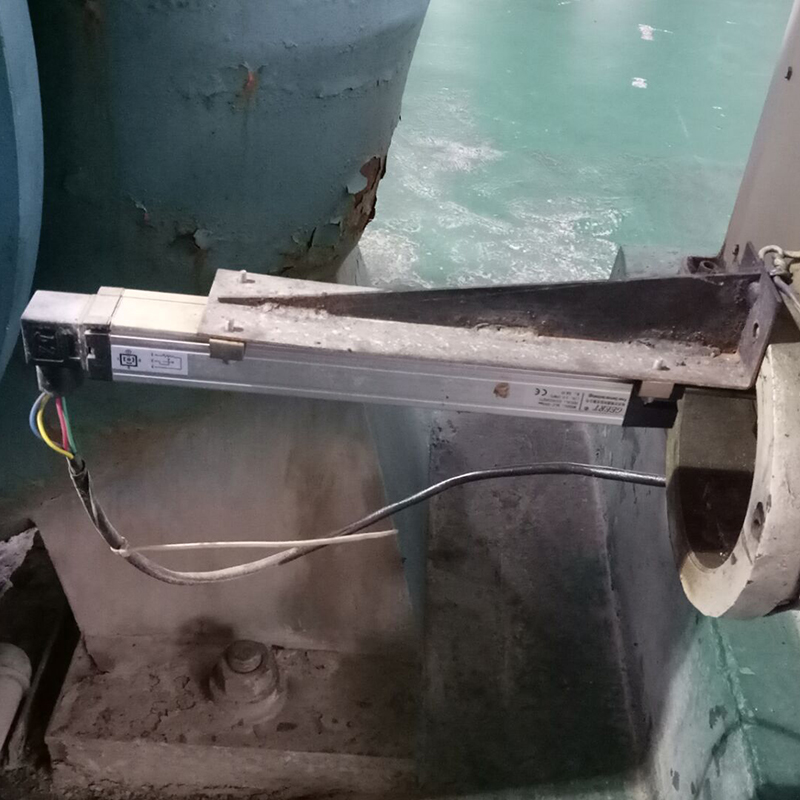 HLC拉桿式直線位移傳感器用于水輪機(jī)開度測(cè)控系統(tǒng)